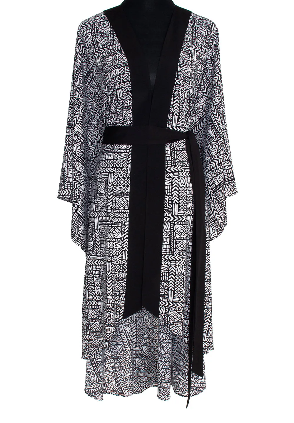 Tribal - Black Mayan Kimono Wings (Black)