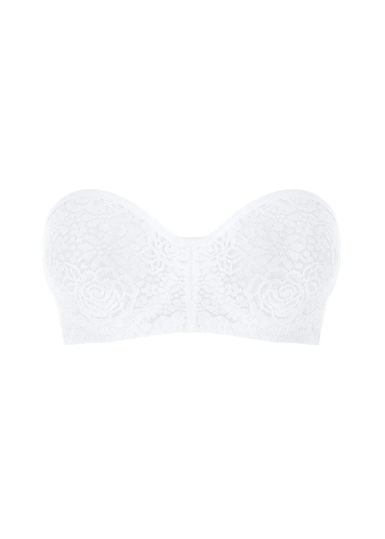 Wacoal Halo Lace Strapless Bra, Ivory | Ivory Strapless Bras | Wacoal Strapless