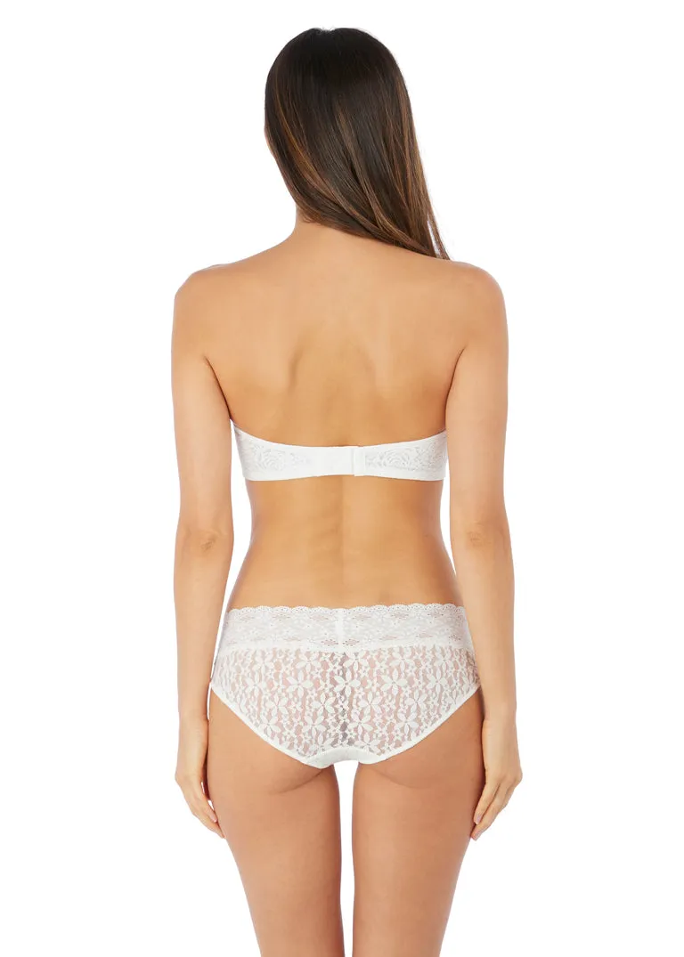 Wacoal Halo Lace Strapless Bra, Ivory | Ivory Strapless Bras | Wacoal Strapless