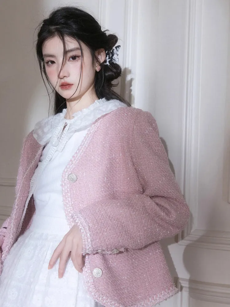 White velvet embroidered dress【s0000005791】